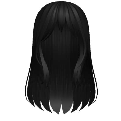 anime long black hair|long black anime hair roblox.